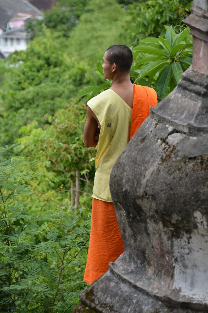 Photo by JoelleLC laos, luang prabang, monk