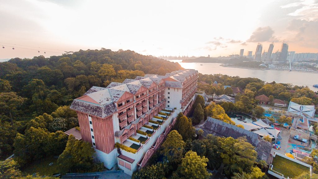 Photo by Swaroop B Deshpande an aerial view of a building in a city