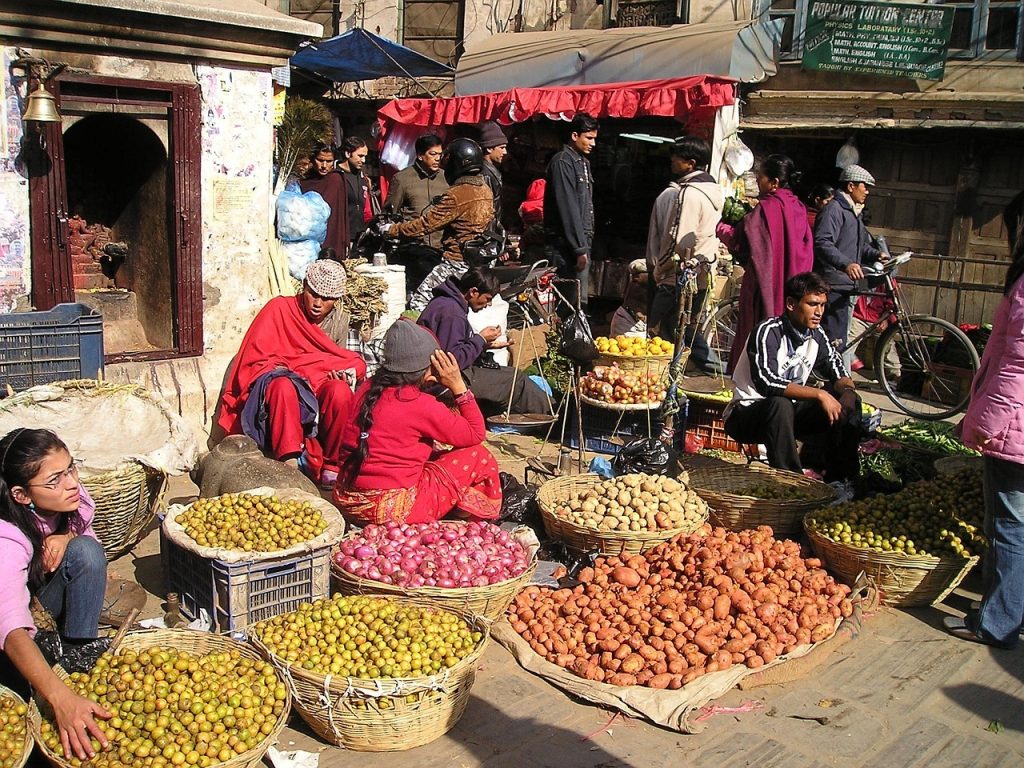 Photo by Simon nepal, street market, fruit