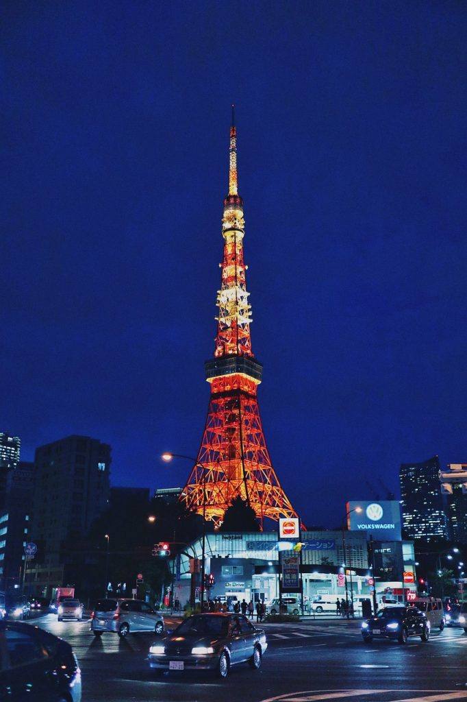 Photo by Duchikai japan, tokyo tower, night