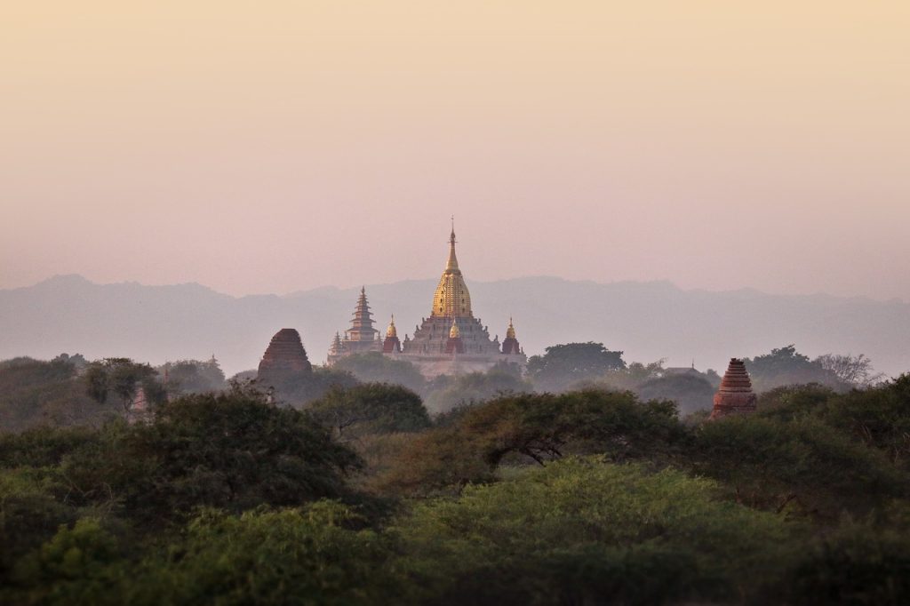 Photo by MarlyneArt sunset, bagan, burma